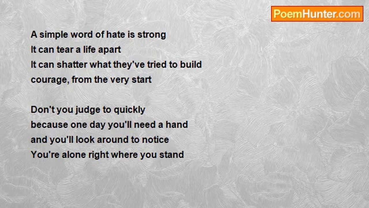 Derryn Whitaker - Don't judge too quickly...