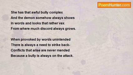 Cynthia BuhainBaello - Bully