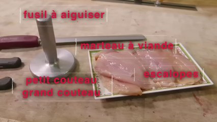 Cuisine : Bien affiner une escalope
