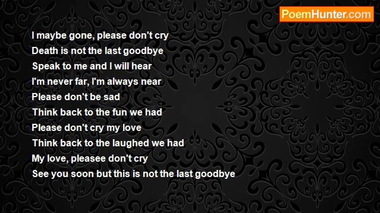 Jonathan Apostol - Please Don't Cry