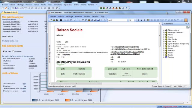 EBP gestion commerciale V18 : Paramétrage des devis et factures