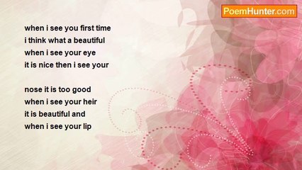 shaihan islam - When I see You First Time