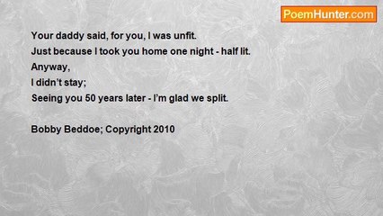 bobby beddoe - Fifty-Year HS Reunion