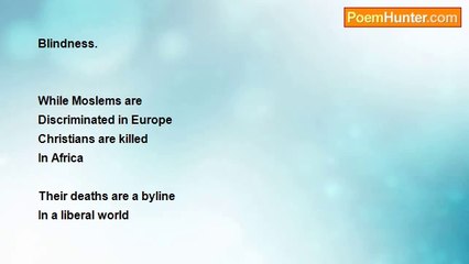 oskar hansen - blindness