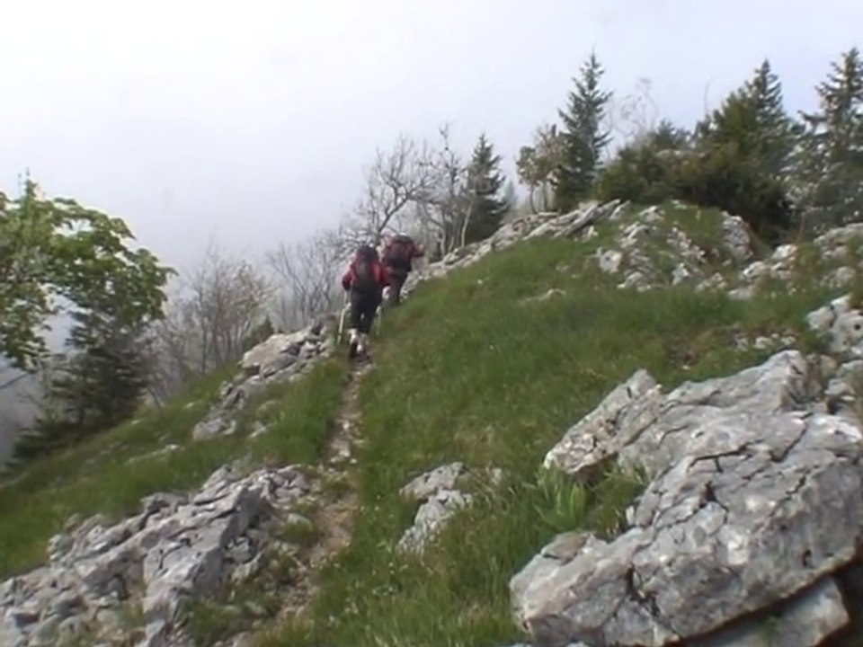 Crête des Ebats 1562 m –Le Revard – Massif des Bauges