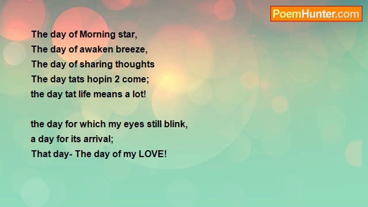 Arun Achudh - The Day Of My Love..!