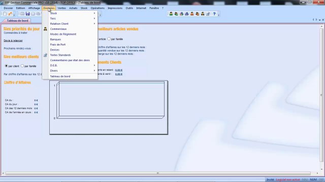 EBP Gestion Commerciale V18 : Les familles et fiches fournisseurs