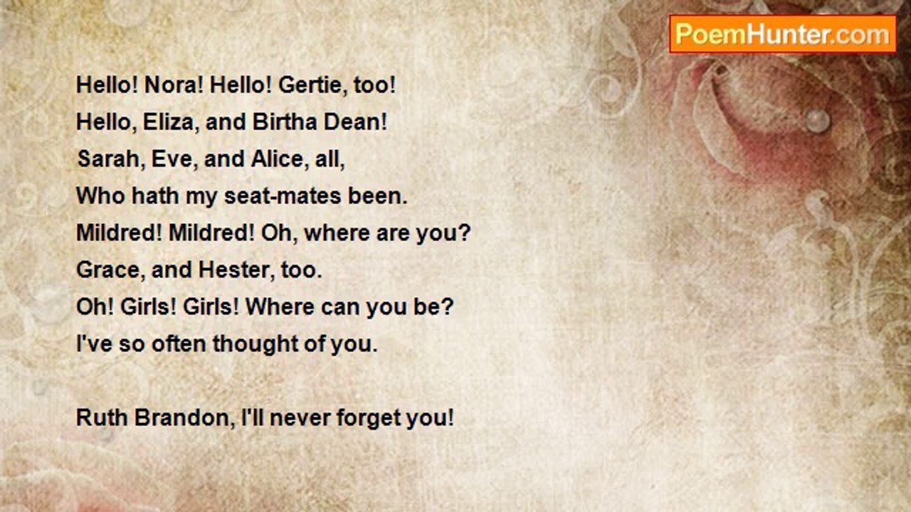 Della Hodgson James - School Mates