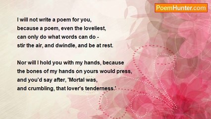 Humbert Wolfe - The Thought