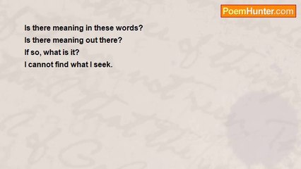 Justin Reamer - Meaning
