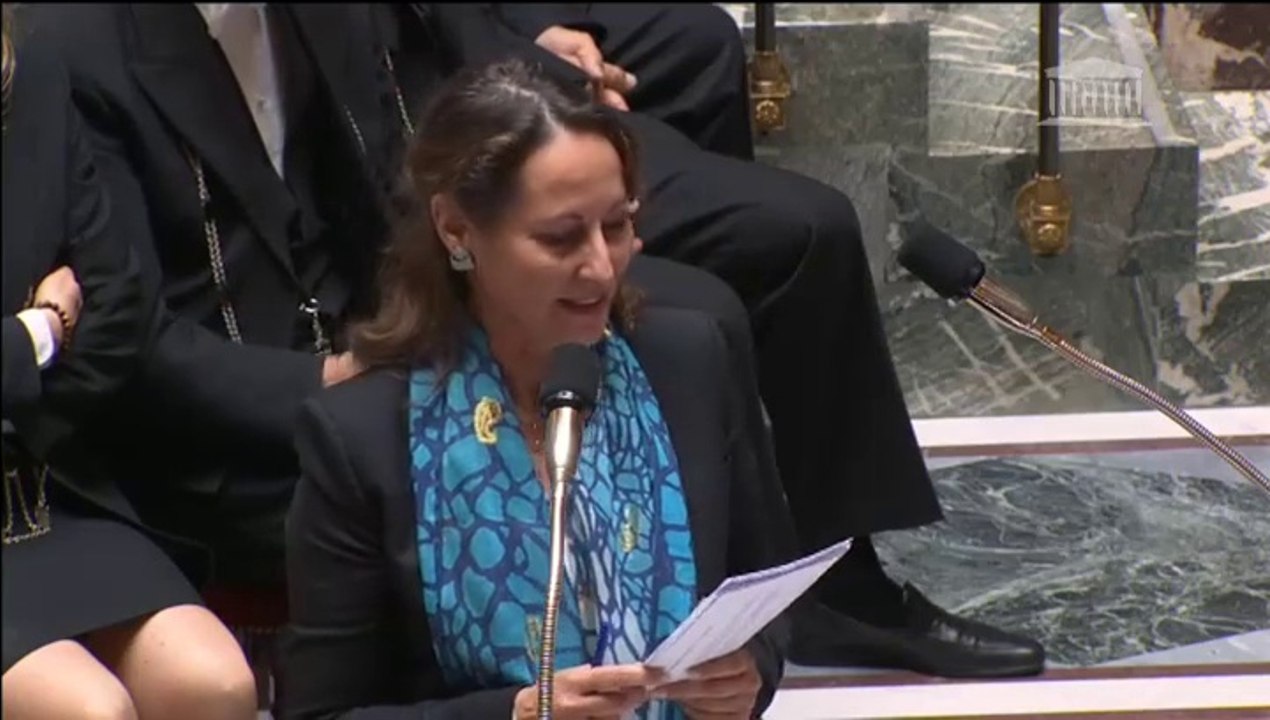 S. Royal répond à la QAG de J-P Chanteguet au sujet du projet de loi biodiversité