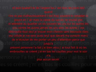 La Fouine - Drole de parcours (Paroles / Lyrics)