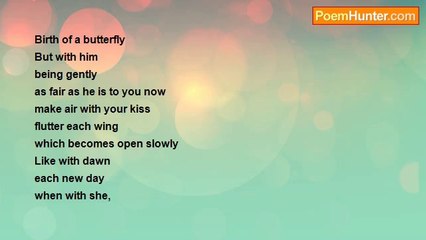 Is It Poetry - Birth of a butterfly