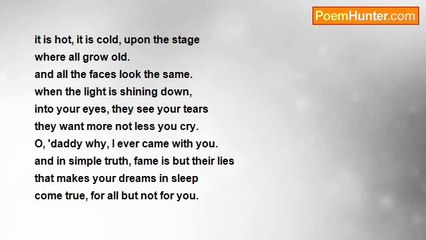 Is It Poetry - Being Famous