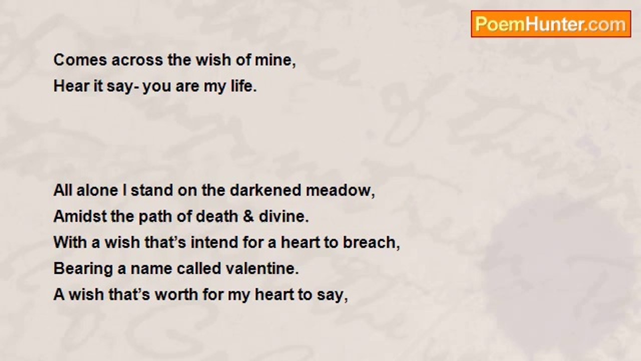 Arun Achudh - Wish OF The valentines