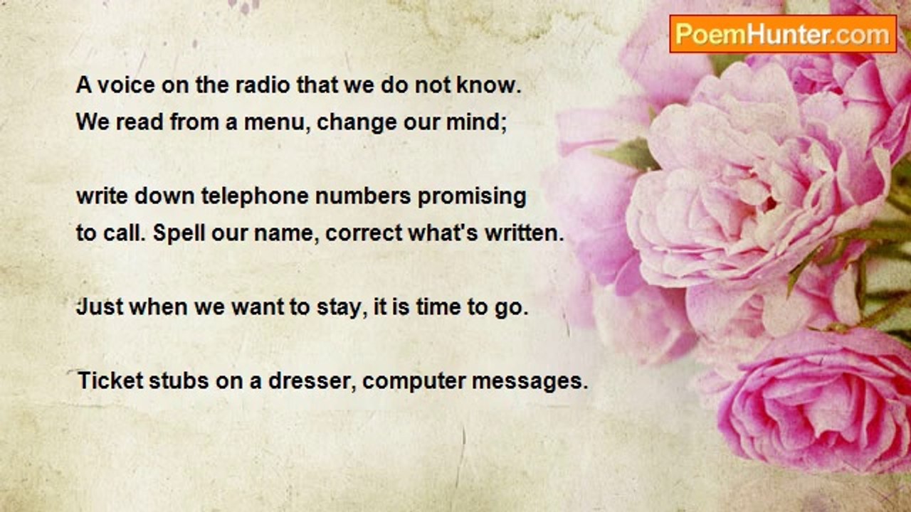Bernard Henrie - As Though We Listen To Our Lives On Radio