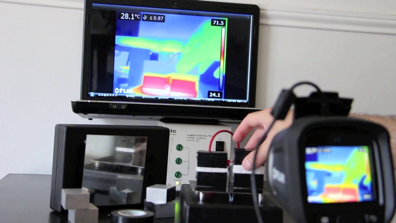 Isolation thermique vu par caméra thermique FLIR