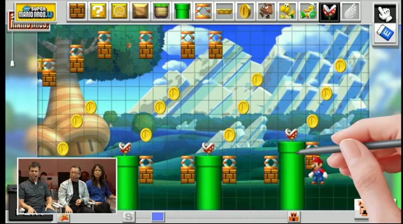 Mario Maker Nintendo Treehouse E3 2014