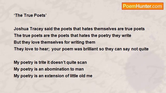 Michael Micmac Mccrory - 'The True Poets'