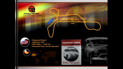 Tour de piste à  Paramount Ranch en Alfa Roméo GTA sur Rfactor.