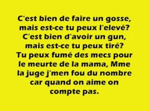 La Fouine Feat. Fababy - C'est bien de ... (Paroles / Lyrics)