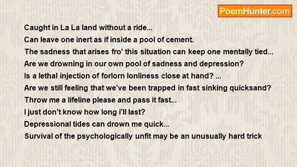 Michael Gale - Sad And Forlorn Whil'st Stranded In La La Land.