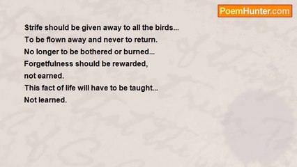 Michael Gale - Strife Should Be Flown Away With All The Birds.