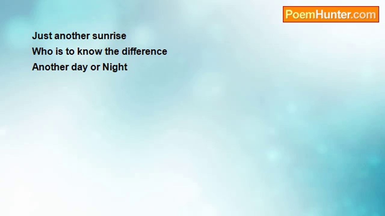 Charles Garcia - Sunrise Sunset~ Haiku