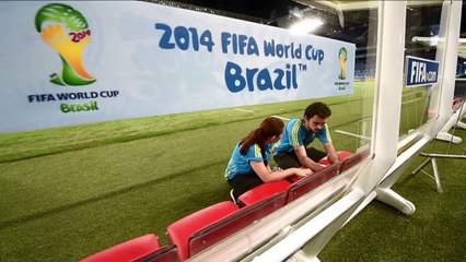 ملعب "أرينا باناتا" مستعد لاستضافة مبارة تشيلي وأستراليا