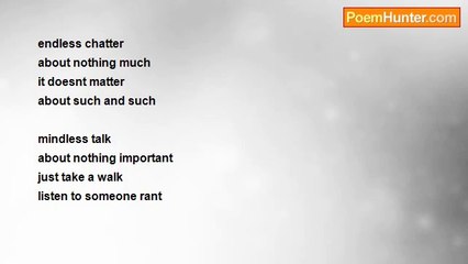 sandy nobody - Endless Chatter