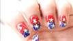 4th of July nail art - US flag nail designs (Memorial day nails, independence day nail designs)
