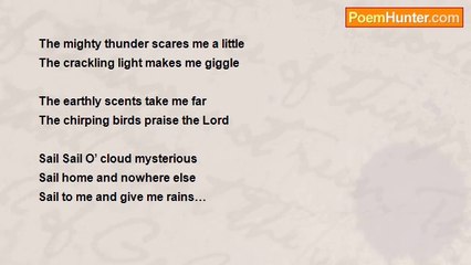 Joanna Kantharia - Sail Sail O’ Cloud Mysterious