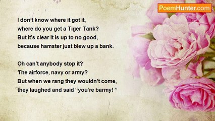 Jojoba Mansell - Hamster In A Tiger Tank (A Poem For Children)