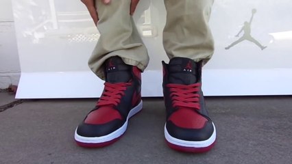 Air Jordan 1 Bred Perfect Grade ON FEET!