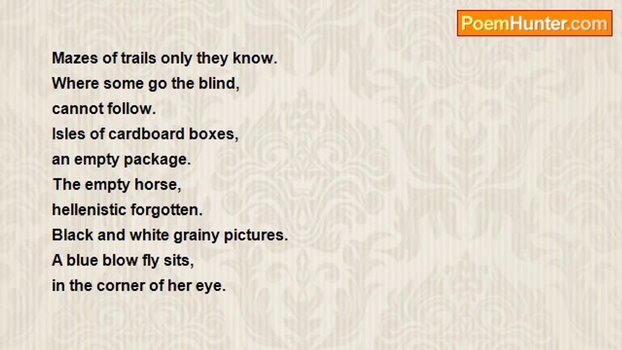Is It Poetry - On The Death and Rape Of  A Younger Woman