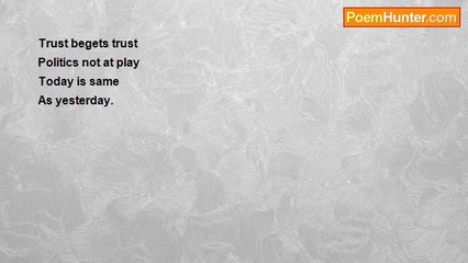 gajanan mishra - Trust begets trust