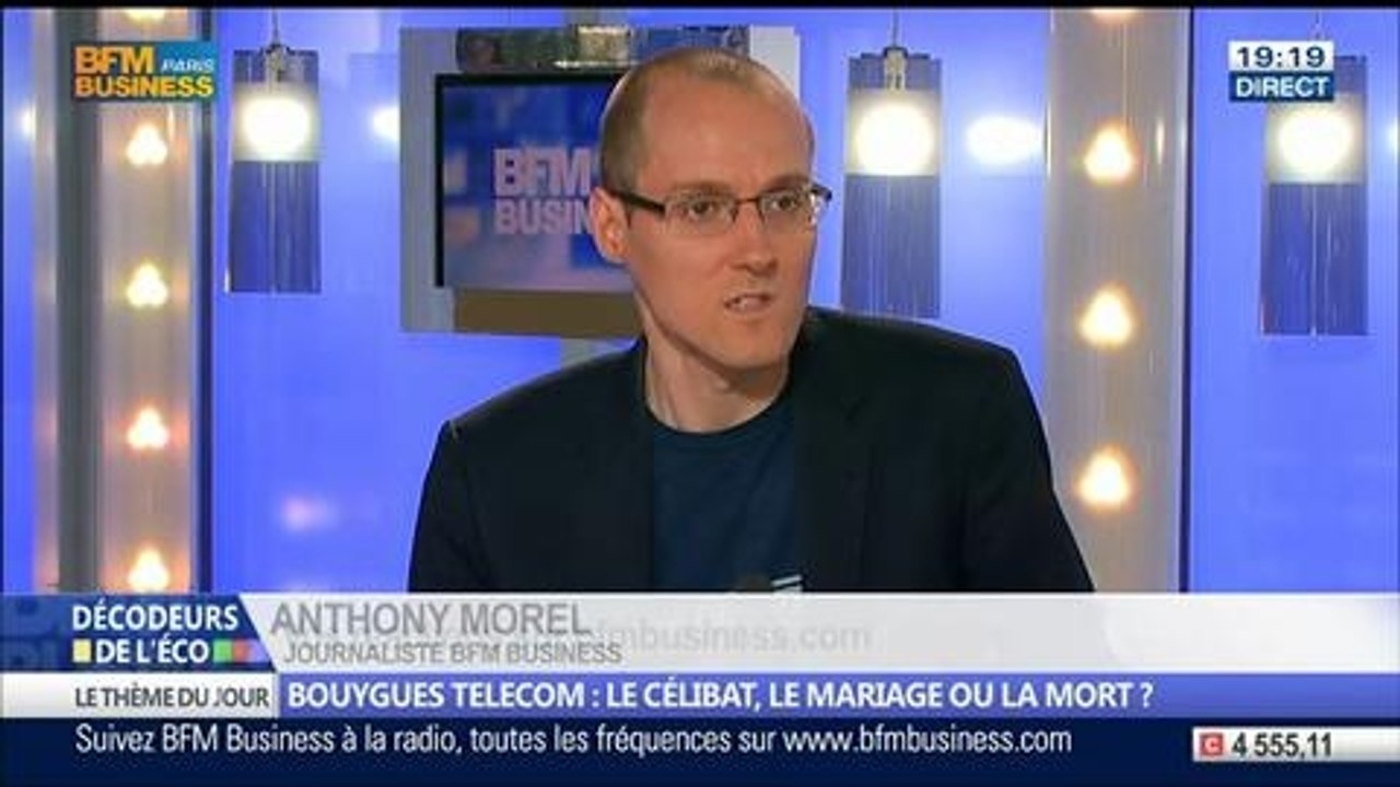 Bouygues Telecom: le célibat, le mariage ou la mort ?, dans Les Décodeurs de l'éco - 11/06 1/5
