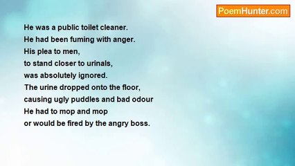 U Win Kyi - A Clever Public Toilet Cleaner.