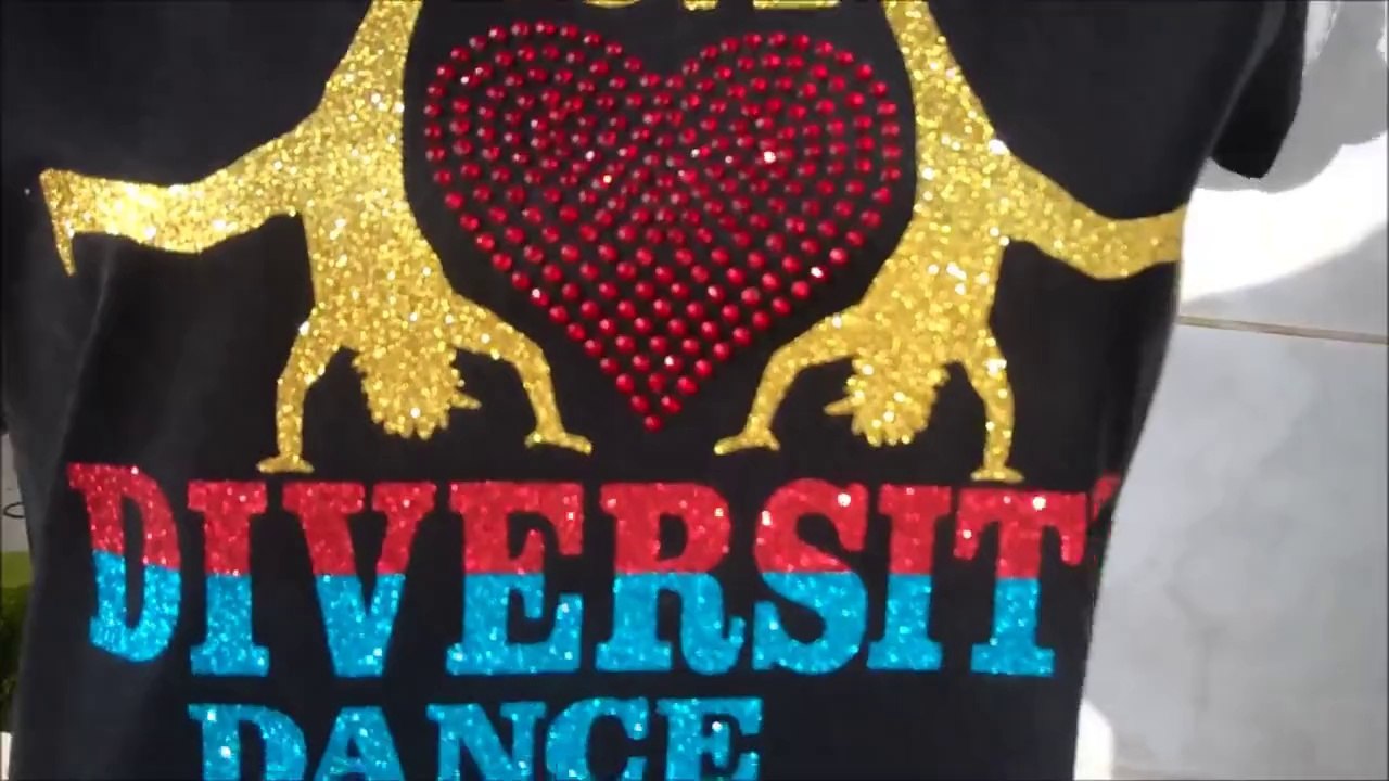 DIVERSITY DANCE STYLE T SHIRT FOR SALE ON EBAY LATEST DESIGN BEAUTIFULL BLING TSHIRT
