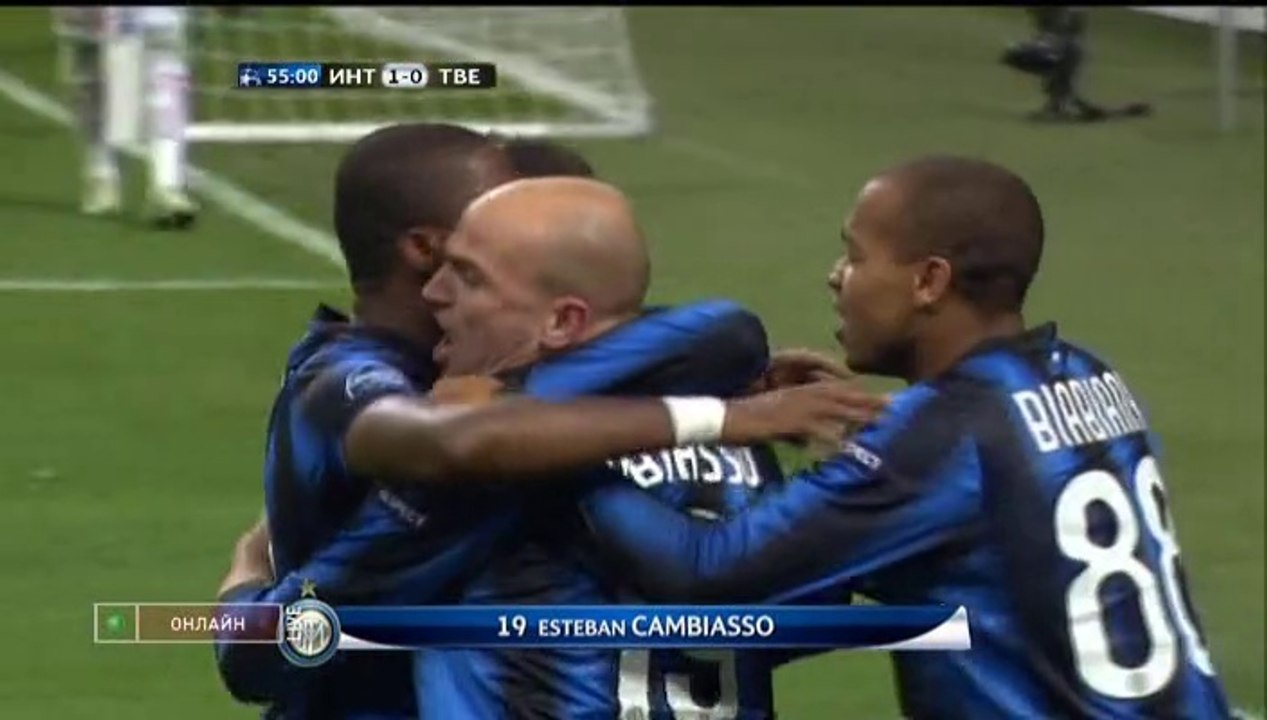 Inter vs. Twente (1:0) 2-nd half