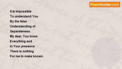 gajanan mishra - Impossible to understand