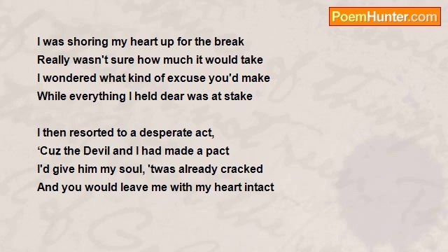 The Poet Darkling - Shoring My Heart Up