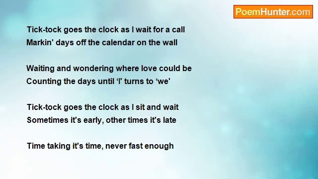 The Poet Darkling - Tick-Tock