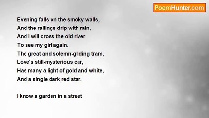 James Elroy Flecker - Ballad of the Londoner