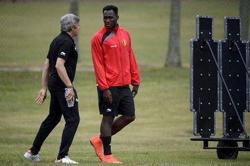 Premier entrainement de la Belgique  au Brésil avec Lukaku