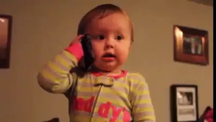 Baby Conversation on phone (Funny)