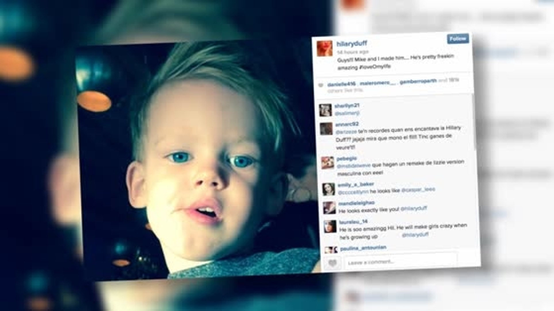 ⁣Hilary Duff Reminds Instagram Followers How Babies Are Made