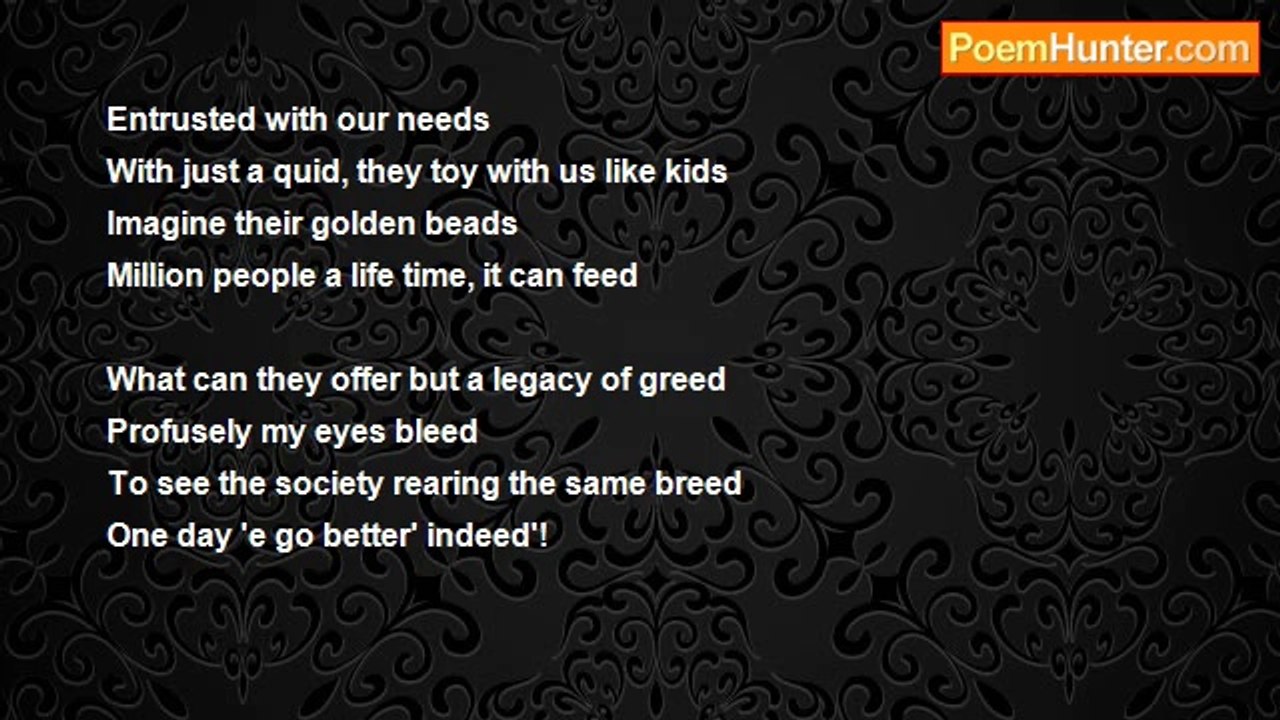 Chris Tasie - One Day 'E Go Better'