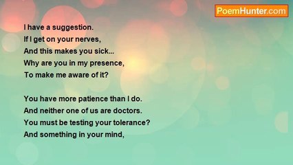 Lawrence S. Pertillar - You Must Be Testing Your Tolerance?