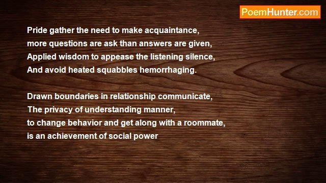 Gerry Legister - Roommates